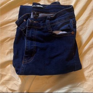 Womens Fashion Nova Dark-Blue Jeans